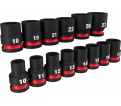 SHOCKWAVE Impact Duty™ 1/2" Drive Metric Standard 6 Point Socket Set - 14PC