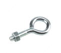 Eye Bolt w/ Nut - 1/4" - Steel / Zinc