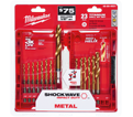 SHOCKWAVE Impact Duty™ RED HELIX™ Titanium Drill Bit Set – 23PC