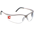 Safety Glasses - Polycarbonate - Metal Frame / 11343-CF *CALGARY FLAMES LOGO