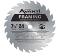 Circular Saw Blade - 7-1/4" - 24T / A0724A *FRAMING