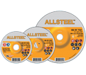 Grinding Wheel - Aluminum Oxide - Type 27 @ 90° / 08-W Series *ALLSTEEL™