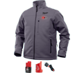 Heated Jacket (Kit) - Unisex - Grey - 12V Li-Ion / 202G Series *TOUGHSHELL