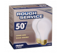 Lightbulbs - 50 W - Frosted / 73210 *ROUGH SERVICE (2 PK)