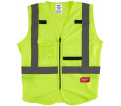 Hi-Vis Safety Vest - 10 Pockets - Yellow / 48-73-5060 Series