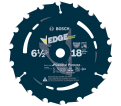 6-1/2 In. 18 Tooth Edge Circular Saw Blade for Fast Cuts