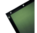 14 mm Transparent Welding Curtain - Green - 6' x 6' - *JACKSON SAFETY