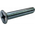 Screw M6-35 Flat Head Phillips ZN