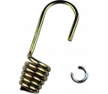 Bungee Cord Hook & C Ring - 3/16" - Steel / 121-072 *DICHROMATED