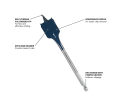 Spade Bit - 6" - Standard / DSB1000 Series