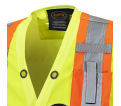 Surveyor's Safety Vest - Yellow Poly / 6693 Series
