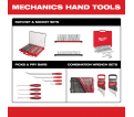 15pc Metric Flex Head Ratcheting Combination Wrench Set