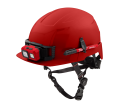 Red Front Brim Safety Helmet (USA) - Type 2, Class E