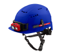 Blue Front Brim Vented Safety Helmet (USA) - Type 2, Class C