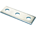 3 Hole Flat Bracket - 5 3/8" - Steel / F200000EG *ELECTROGALVANIZED