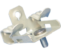 Bottom Mount w/ Stud Hammer-On Flange Clip - 1/8" – 1/4" - Spring Steel / M58S *CADDY® ARMOUR