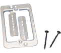 Low Voltage Mounting Plate - 1 Gang - Steel / MPLS *PLAIN