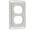 Outlet Cover Plate - Duplex - Metal / 1307