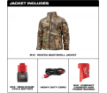 Men's Heated Jacket (Kit) - 12V Li-Ion / 224C-21XL *M12 QUIETSHELL™