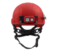 Red Front Brim Safety Helmet (USA) - Type 2, Class E