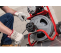 K-400 Machine with Gloves & Std. Equipment: C-32 IW 3/8" x 75' (10 mm x 23 m) Solid Core (Integral Wound) Cable, T-260 Tool Set