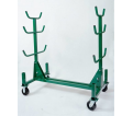 Mobile Conduit and Pipe Rack with 603 casters