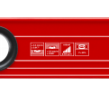 BIG RED 24" Aluminum Spirit Level