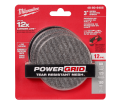 3” Assorted 80, 120, 180 Grit Mesh Sanding Discs with POWERGRID™ Tear Resistant Mesh – 12 pk + Pad Saver