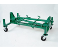 Mobile Conduit and Pipe Rack with 603 casters
