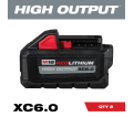 M18™ REDLITHIUM™ HIGH OUTPUT™ XC (2) 6.0 Ah Battery Pack